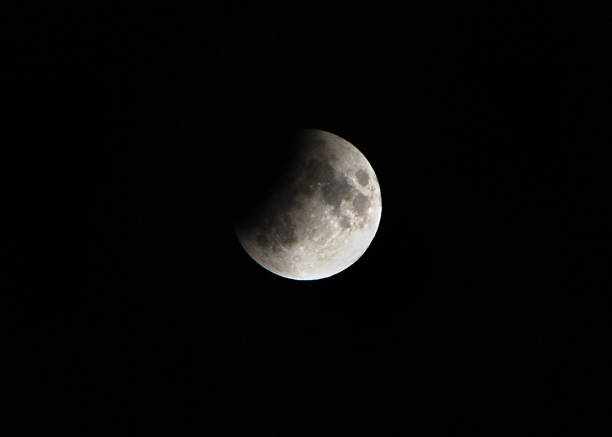 Lunar eclipse July 17, 2019: Lunar eclipse July 17, 2019: penumbral lunar eclipse stock pictures, royalty-free photos & images