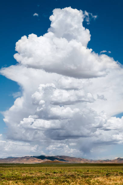 istock Cloudy and rainy day at the Desert in USA 1165205366