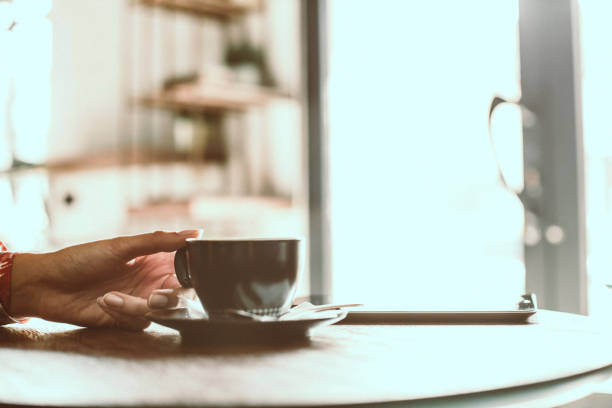 istock About to drink cafe latte in a coffee shop 1165214444