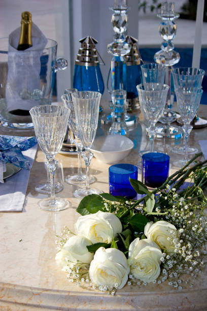 istock Glass and flowers 1165219422