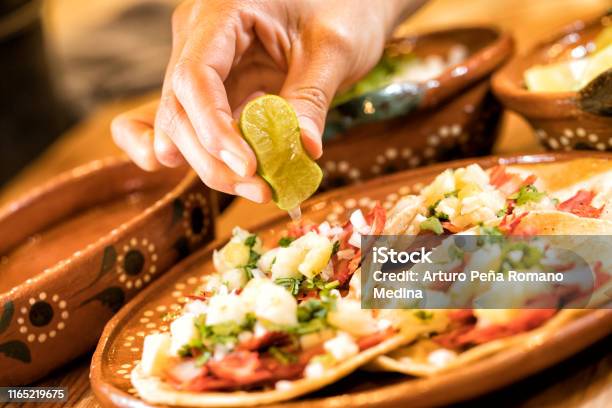 Tacos To The Shepherd Stock Photo - Download Image Now - Al Pastor, Taco, Mexico