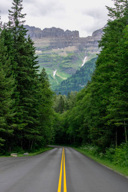 istock Driving into the wilderness on a mountain road 1165221353