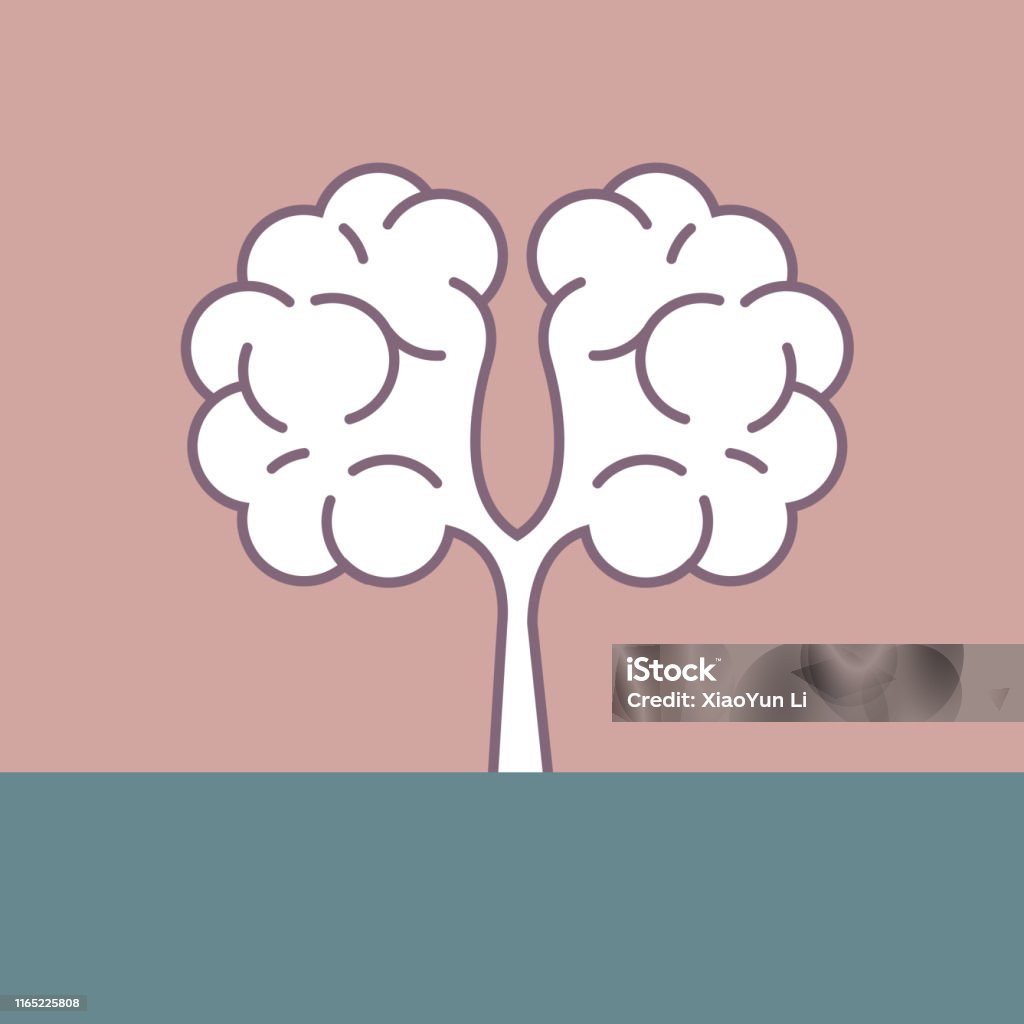 Memorizing Tree Memory Tree Stock Illustration - Download Image Now - Abstract, Biology ...