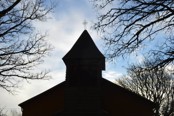 istock Church of Punucapa, Valdivia. 1165232136