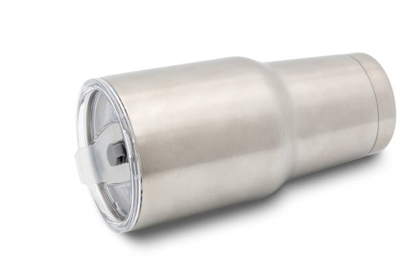 istock Steel mug for keeping temperature isolated 1165238532