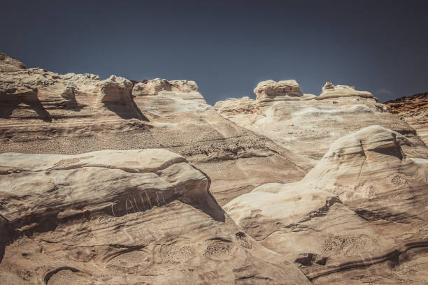 istock White rocks on Sarakiniko Beach 1165242612