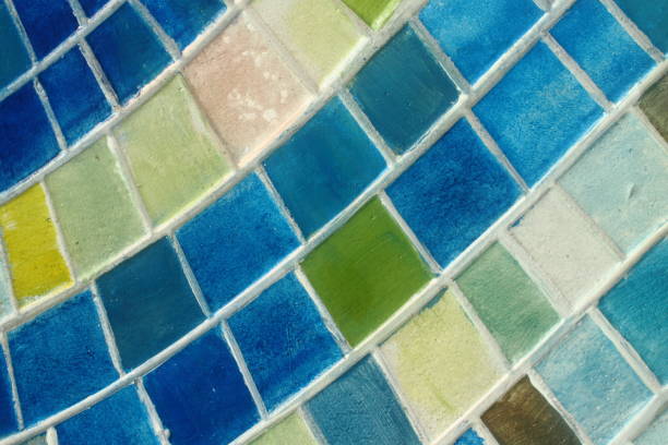 ceramic tile wall - fotografia de stock