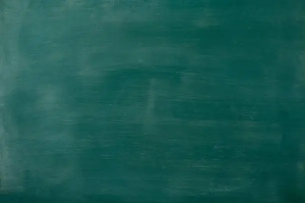 Photo of Smudged blank blackboard texture background
