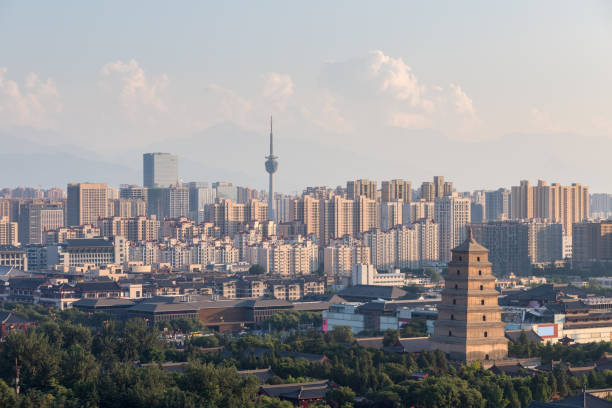 istock ancient city of xian at dusk 1165255357