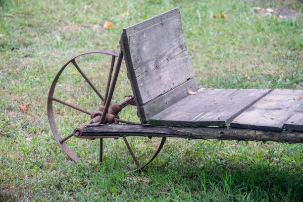 istock wheel, metal, old carriage for freight 1165256675