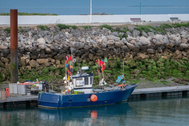 istock Fishermen's boat at low tide 1165257807