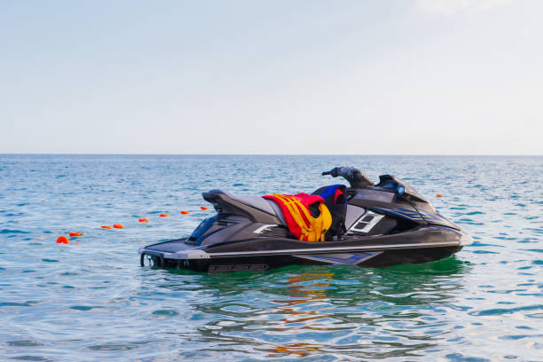 istock Jet ski on the black sea in summer 1165258181