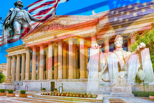 Washington, USA,  National Archives Building.
