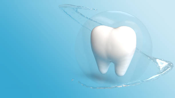 istock a teeth 3d rendering for healthcare content. 1165263096