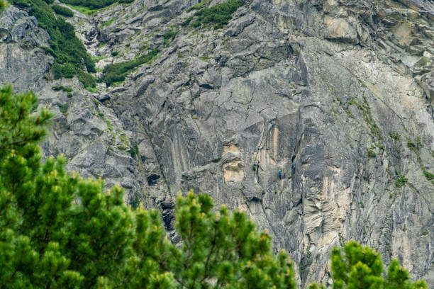 Climbers on the mountain - High Tatras, Slovakia