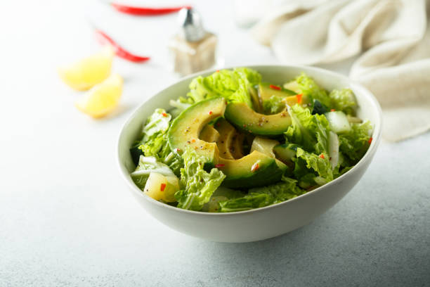 istock Healthy avocado salad 1165286888