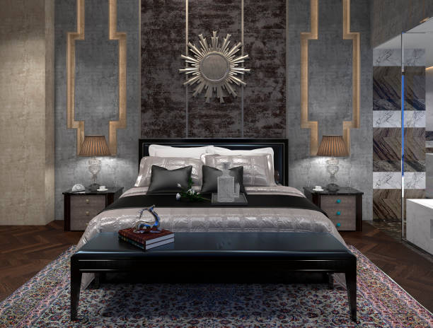 istock Bedroom or Hotelroom Interior 3D Illustration Photorealistic Rendering 1165289952