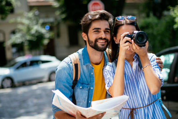 istock Happy couple exploring stock photo 1165298763