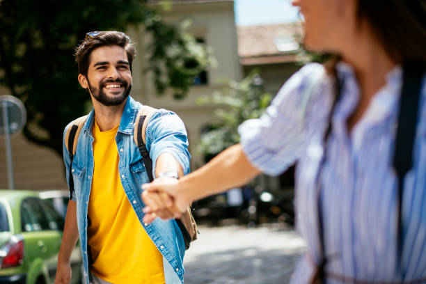 istock Happy couple exploring stock photo 1165298783