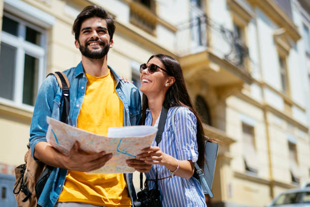istock Happy couple exploring stock photo 1165298910
