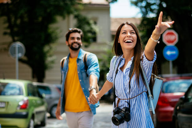 istock Happy couple exploring stock photo 1165298925