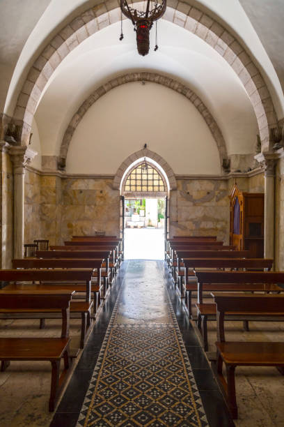 la capilla de la flagelación, jerusalén - flagellation fotografías e imágenes de stock