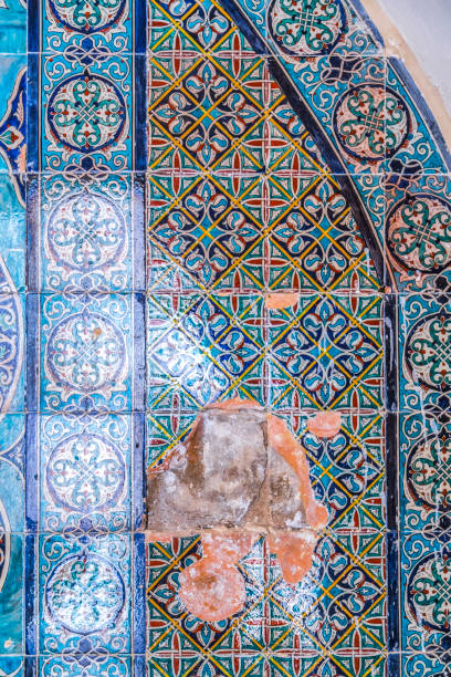 istock Armenian tiles with beautiful decorations in Jerusalem 1165299247