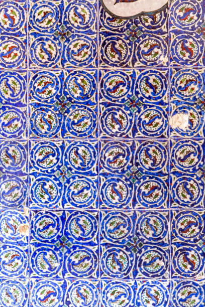istock Armenian tiles with beautiful decorations in Jerusalem 1165299264