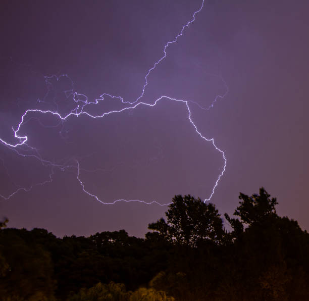 istock A photo of lightning in the sky. 1165306253
