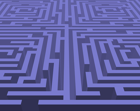 endless maze design background