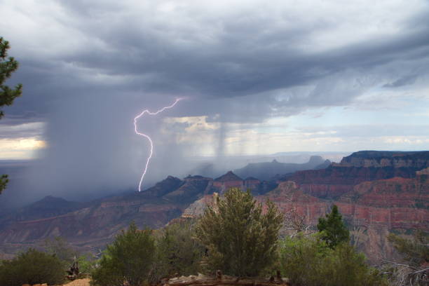 istock Lightning in storm over Grand Canyon 1165314658