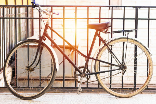 istock black bicycle near balcony bar 1165318215