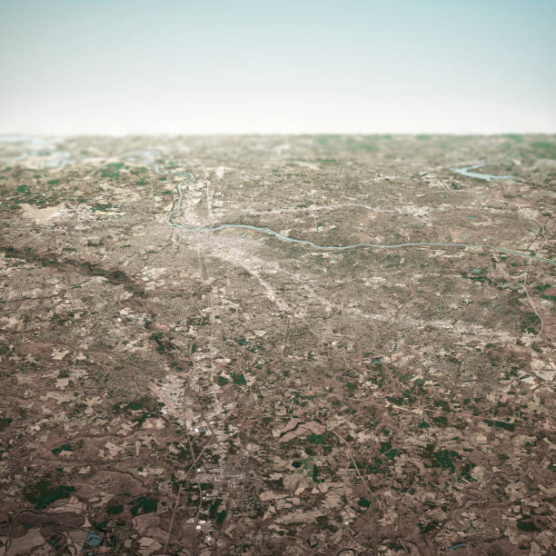 istock Richmond Virginia 3D Render Horizon Aerial View From North Mar 2019 1165322908