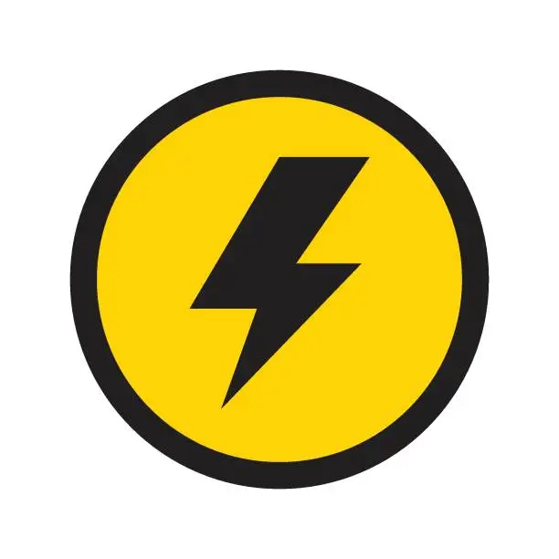 Vector illustration of ELECTRICITY BADGE