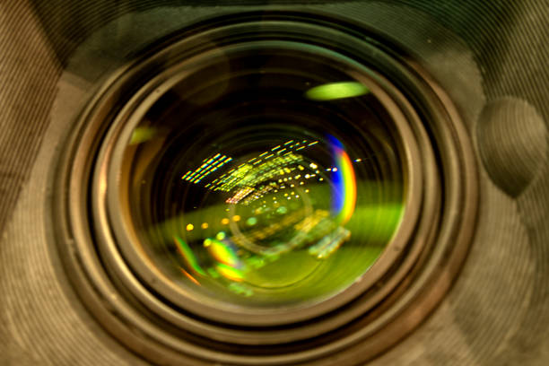 istock close up of a television lens on a dark background 1165328521