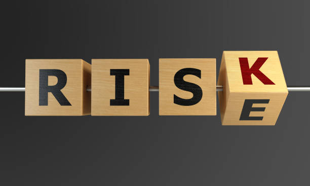 istock Risk Concept With Wooden Cubes 1165336409