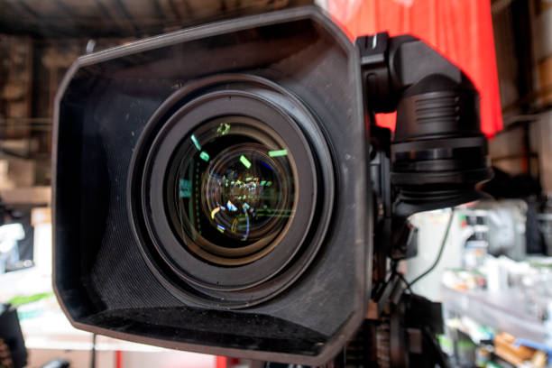 istock TV broadcast of the event from the TV Studio. 1165340898