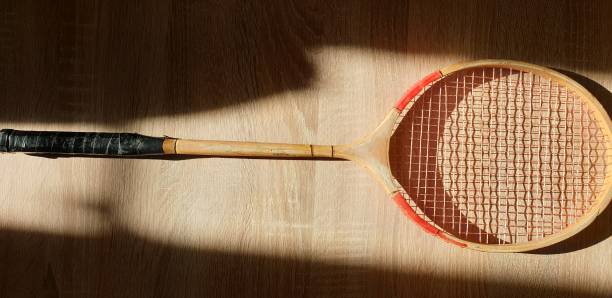 istock Badminton rackets and shuttlecock in the close-up 1165341021