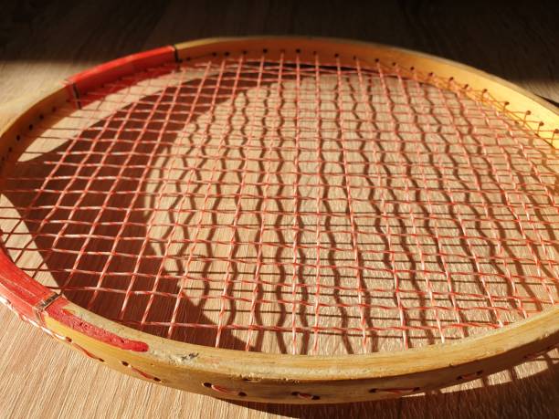 istock Badminton rackets and shuttlecock in the close-up 1165341078