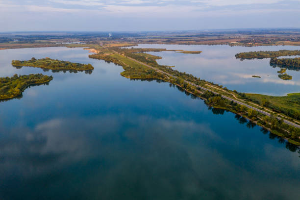 istock Aerial view of crushed stone quarry 1165342387