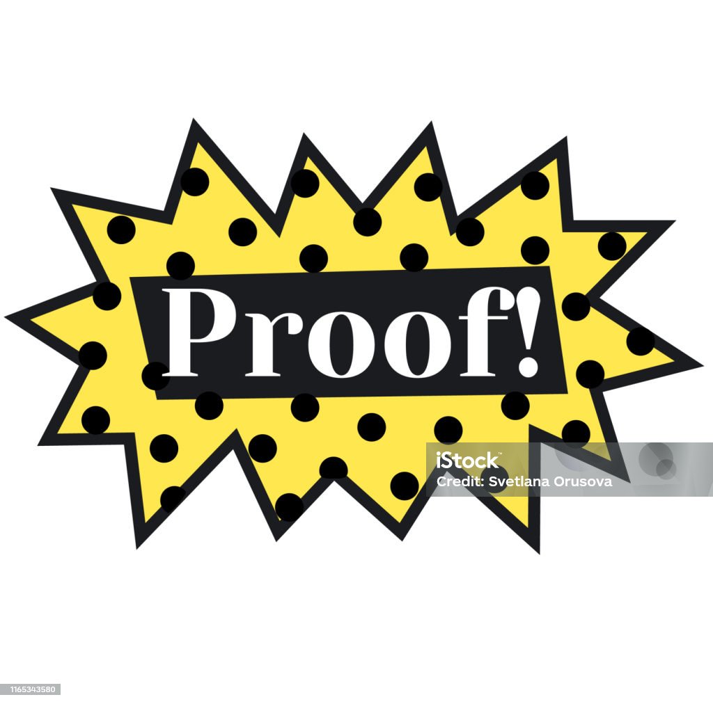 Sign Proof Background Proof Sign On White Background Stock Illustration - Download Image Now ...