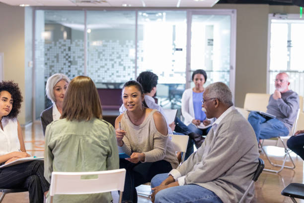 istock Employees brainstorm ideas during weekly meeting 1165345130