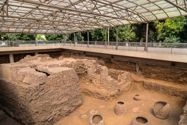 istock Roman Baths in Athens, Greece 1165350193