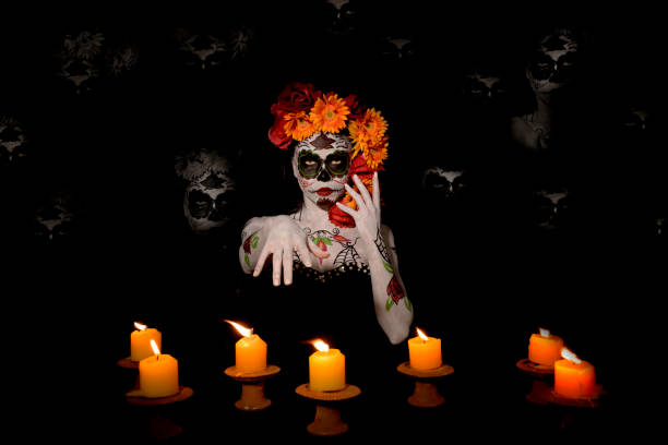istock Halloween, Day of the Dead ghost 1165354070