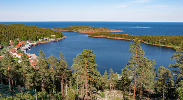 Fishing village in Sweden