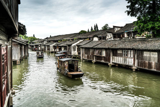 istock Beautiful Chinese water town 1165365295