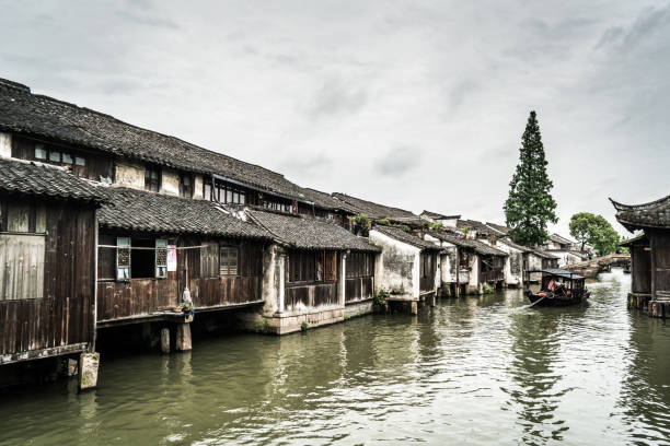 istock Beautiful Chinese water town 1165365463