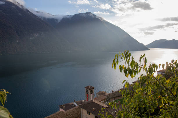 istock View over lake lugano sunrise 1165365586