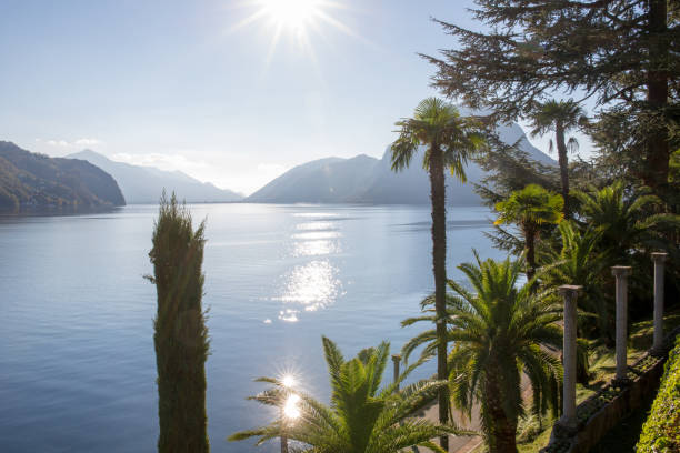 istock View over Lake Lugano sunrise 1165365816