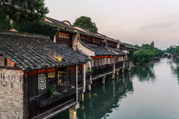 istock Beautiful Chinese water town 1165365885